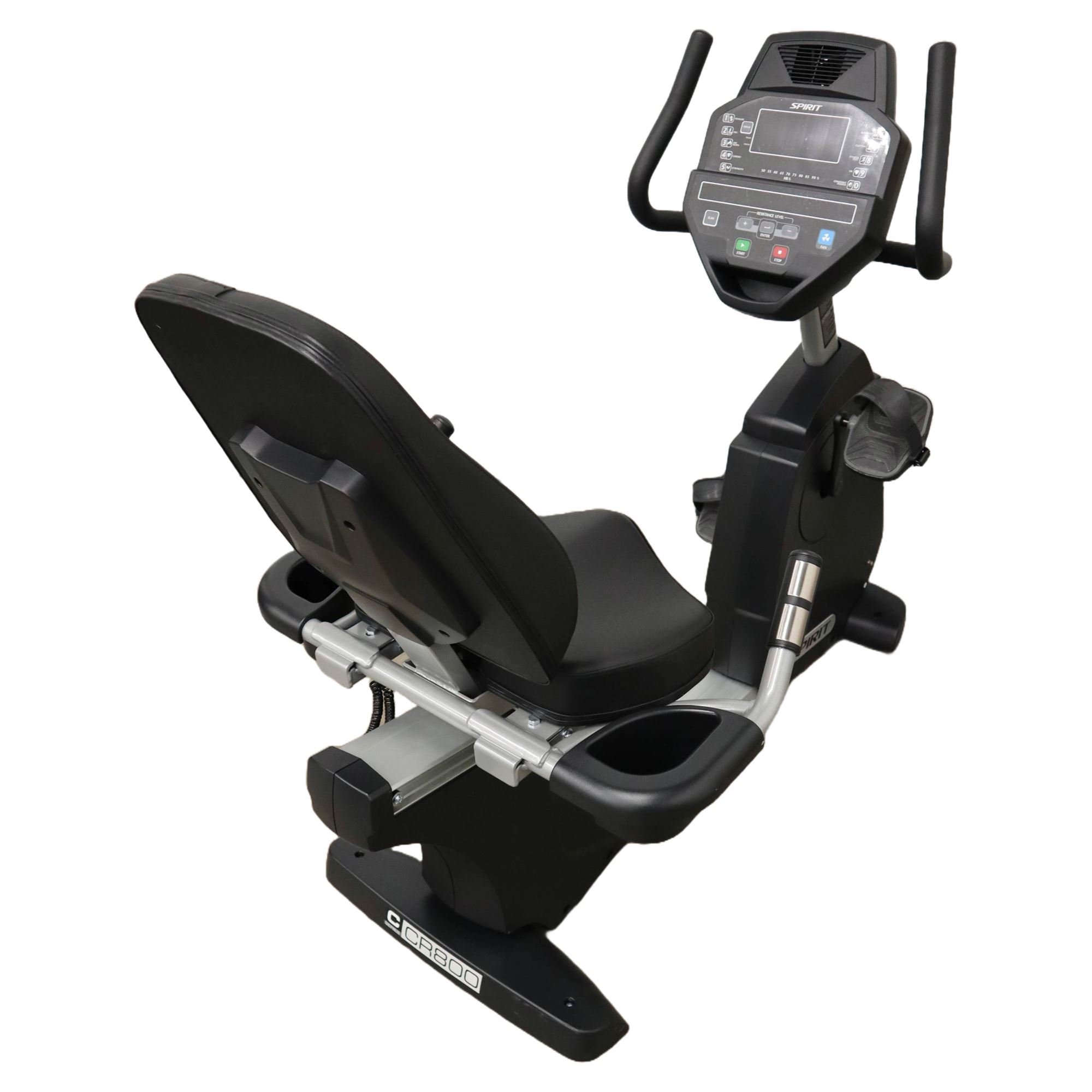 Used Spirit Fitness CR800 Recumbent Stationary Bike