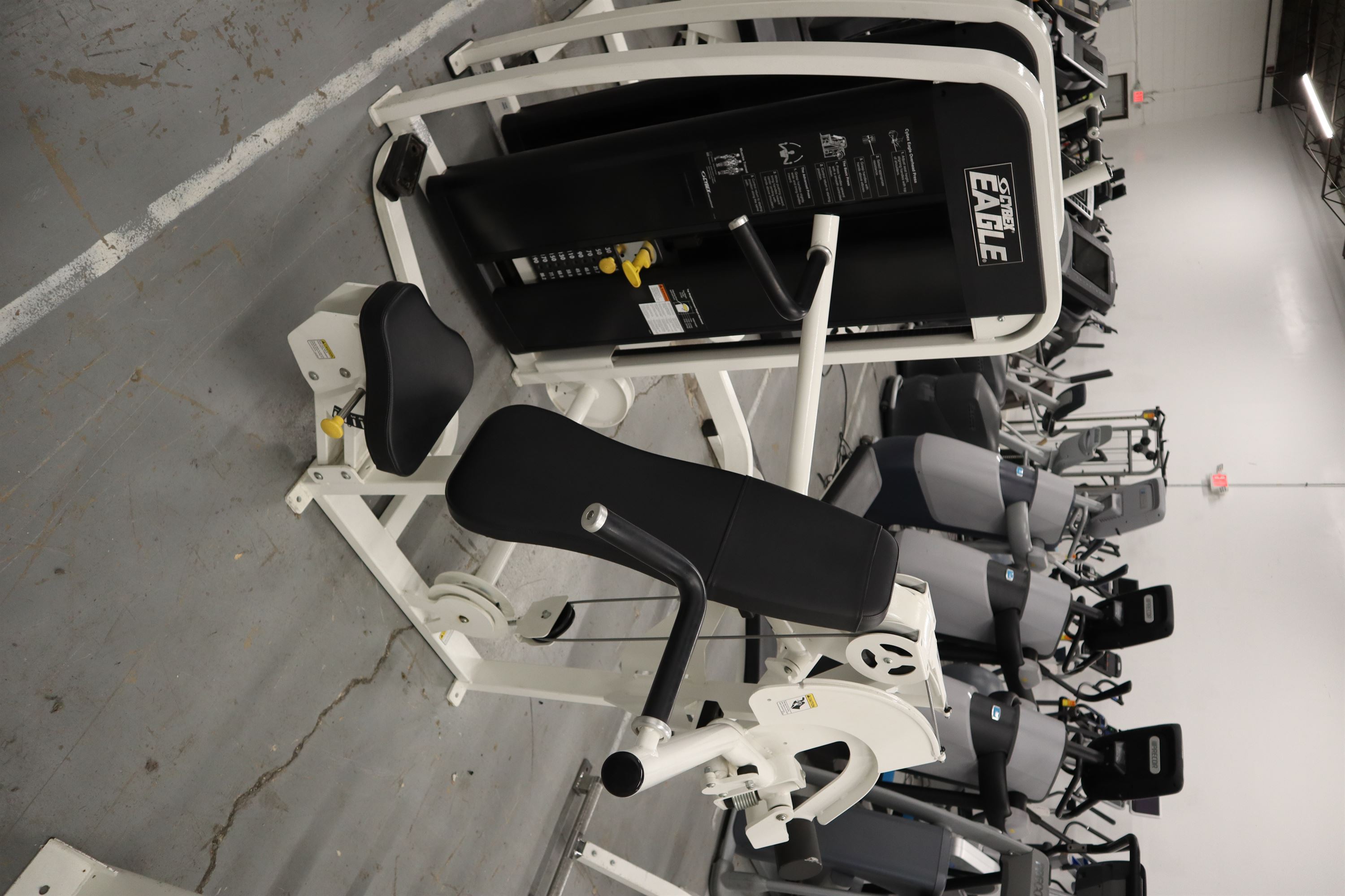 Used Cybex Eagle Overhead Shoulder Press 1101091 Strength System