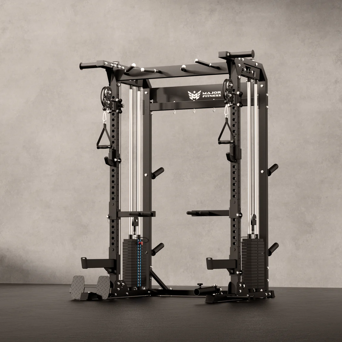 New Major Fitness F22 Pro Power Rack All-In-One Home Gym, with dual independent pulley system FREE SHIPPING Strength System