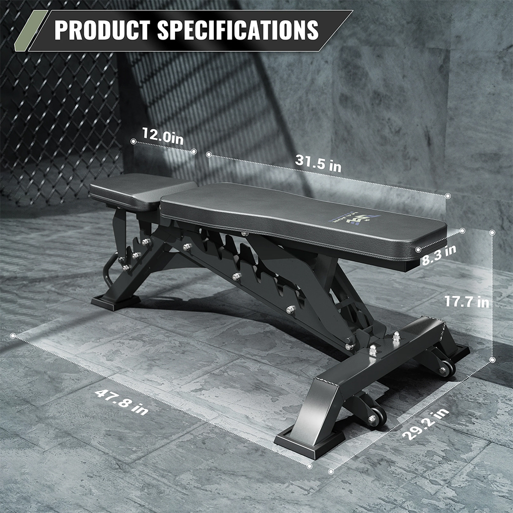 New Major Fitness Adjustable Bench | 1300Lbs Capacity Weight Bench PLT01 FREE SHIPPING Strength System