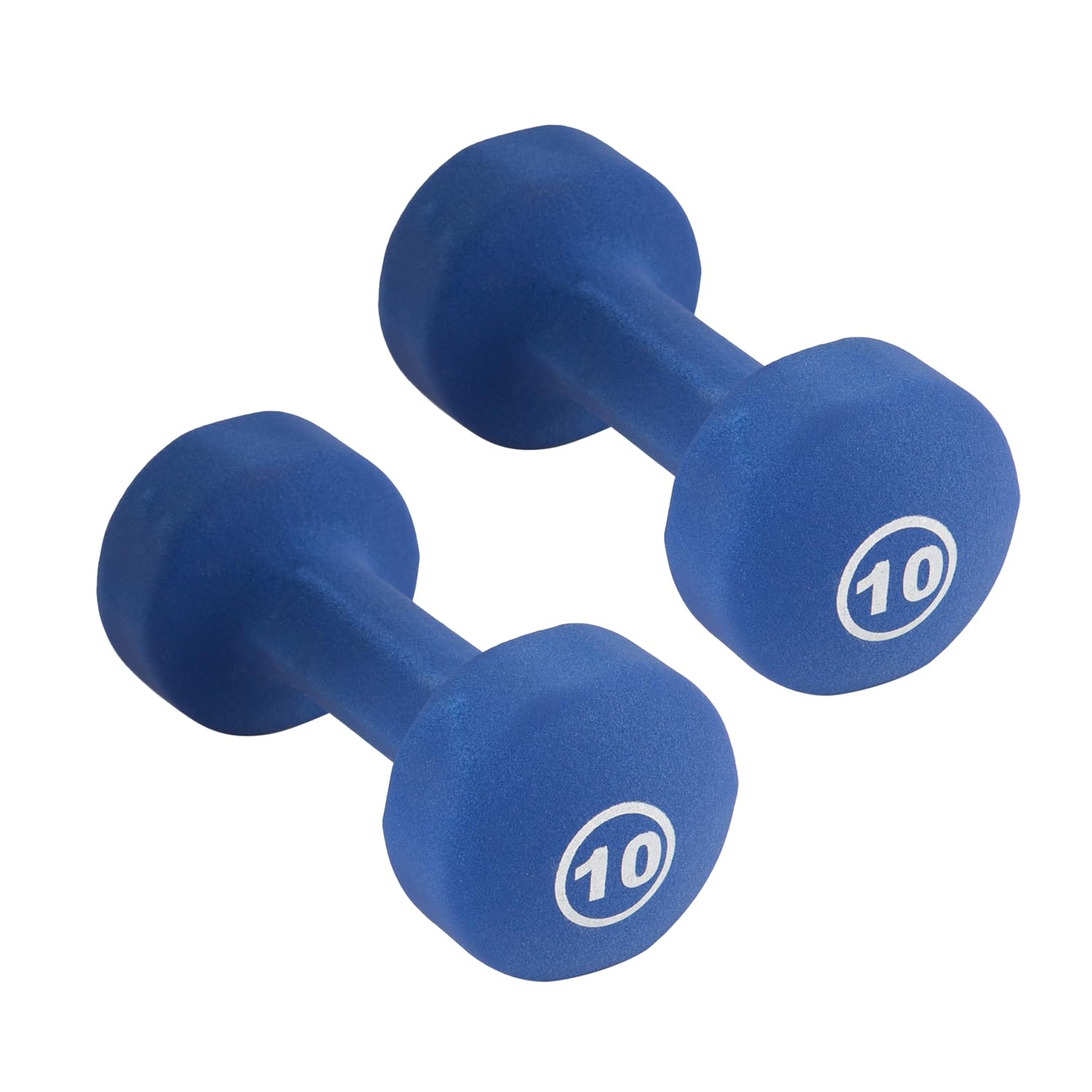 Barbell 10 lb Neoprene Fitbell Dumbbell Pair