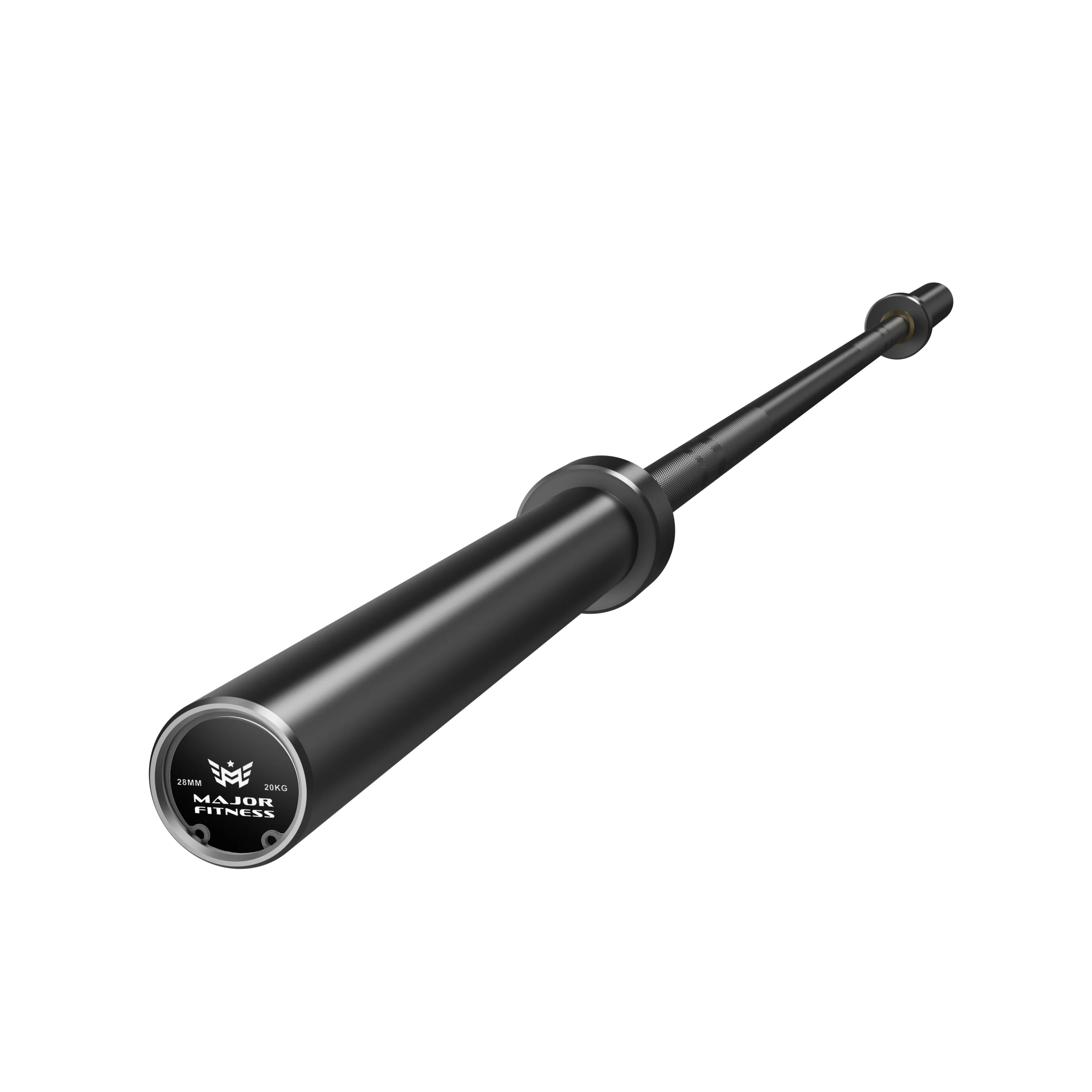 New Major Fitness 7ft 20kg 45LB Home Gym Barbell Black Strength System