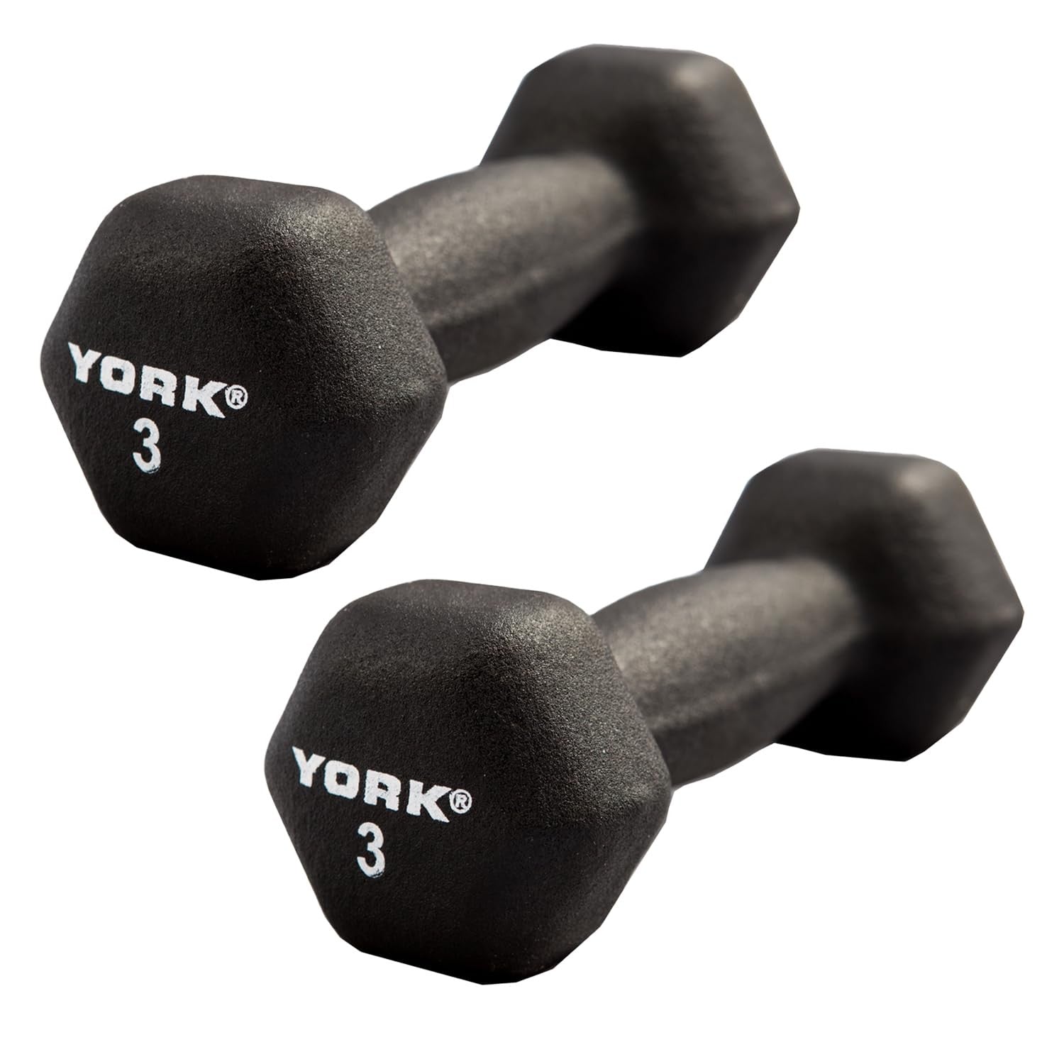 Barbell Neoprene Hex Dumbbells 3lb Pair