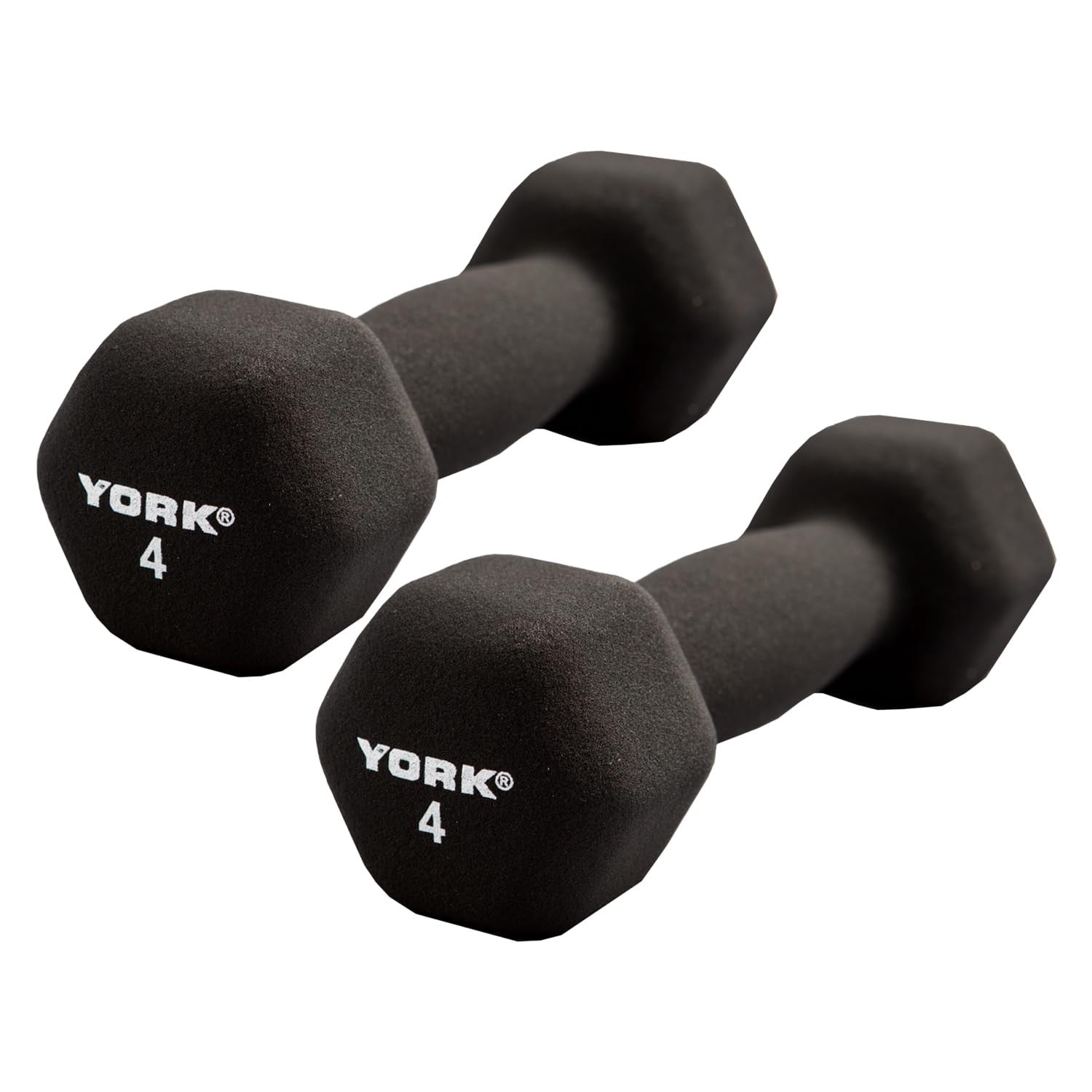 Barbell Neoprene Hex Dumbbells 4lb Pair