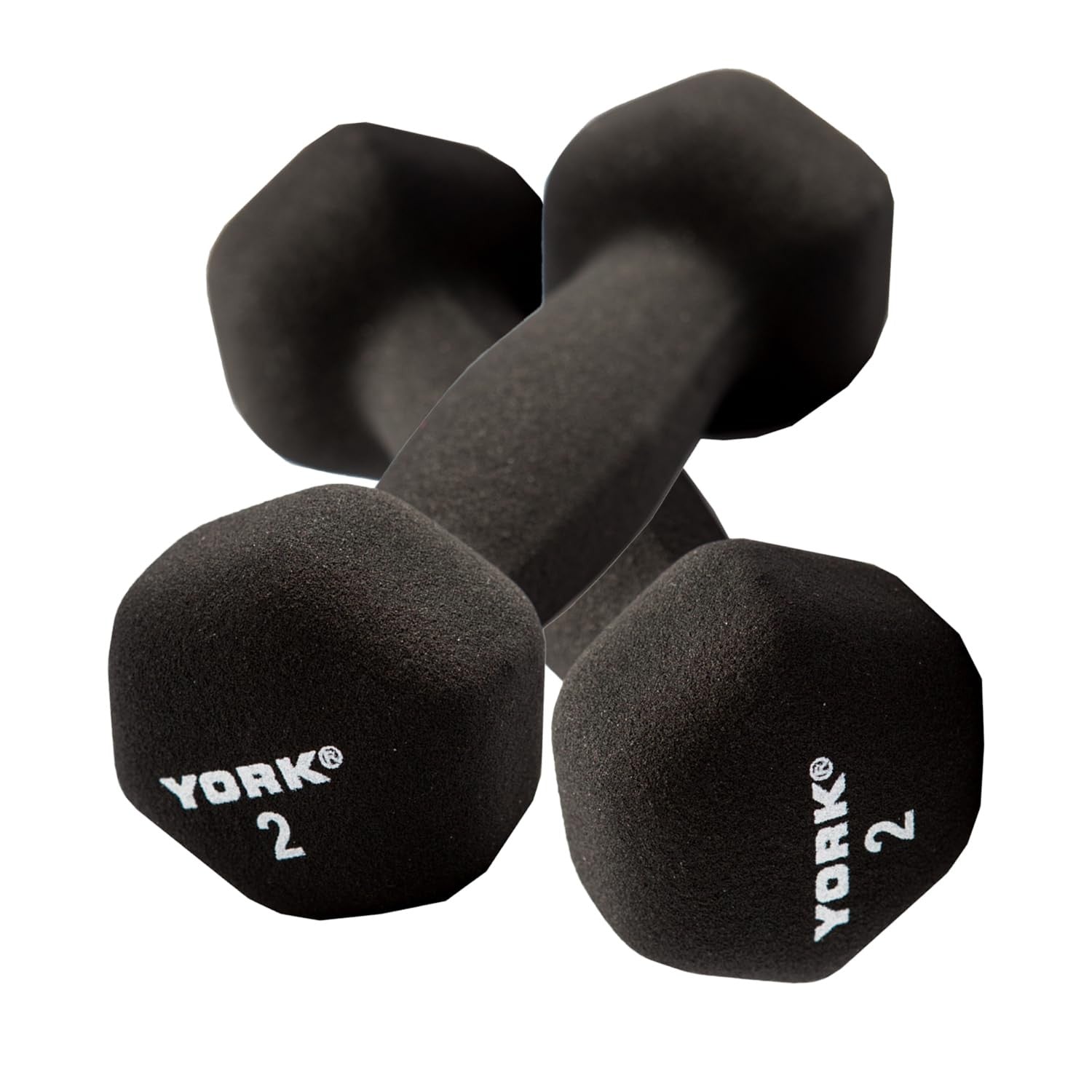 Neoprene Hex Dumbbells 2lb Pair (Ergo Handle)