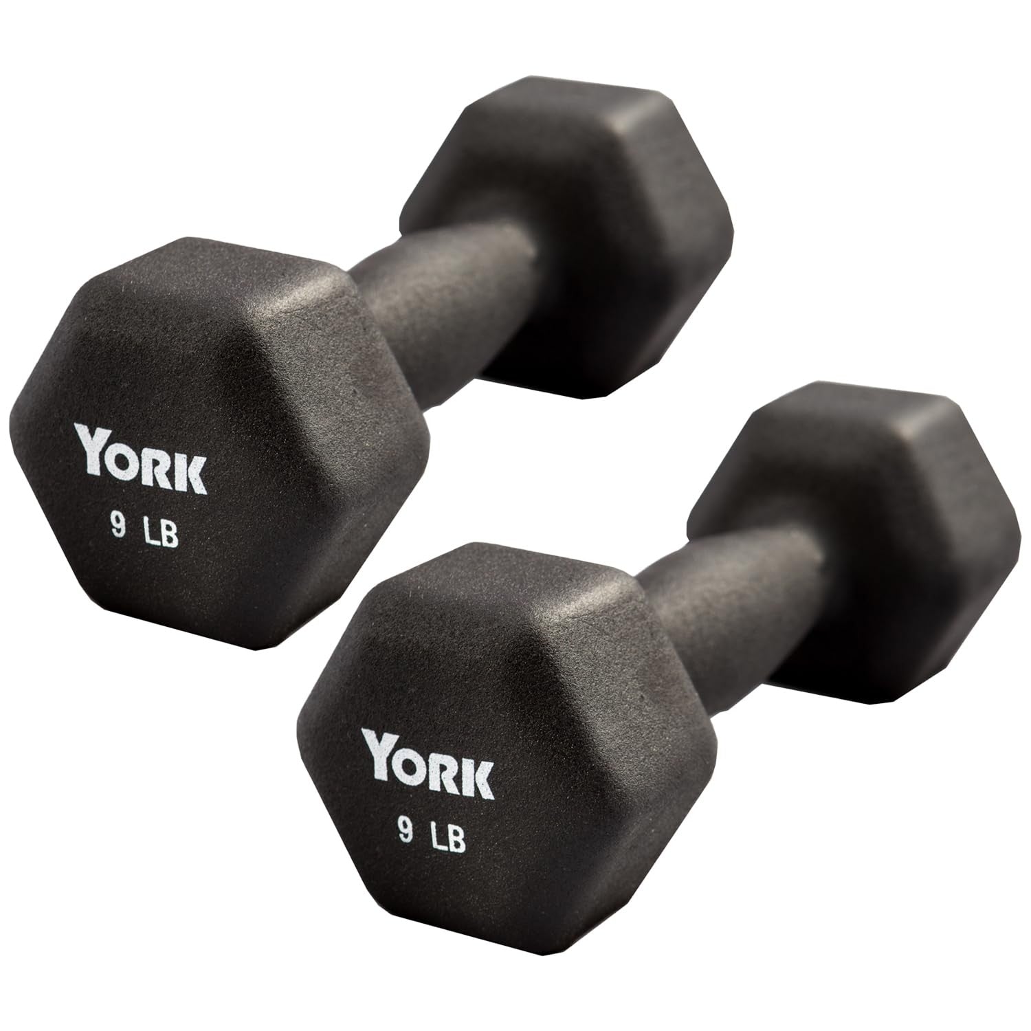9lb Neoprene Hex Dumbbells Pair &ndash; Cast Ergo Handle
