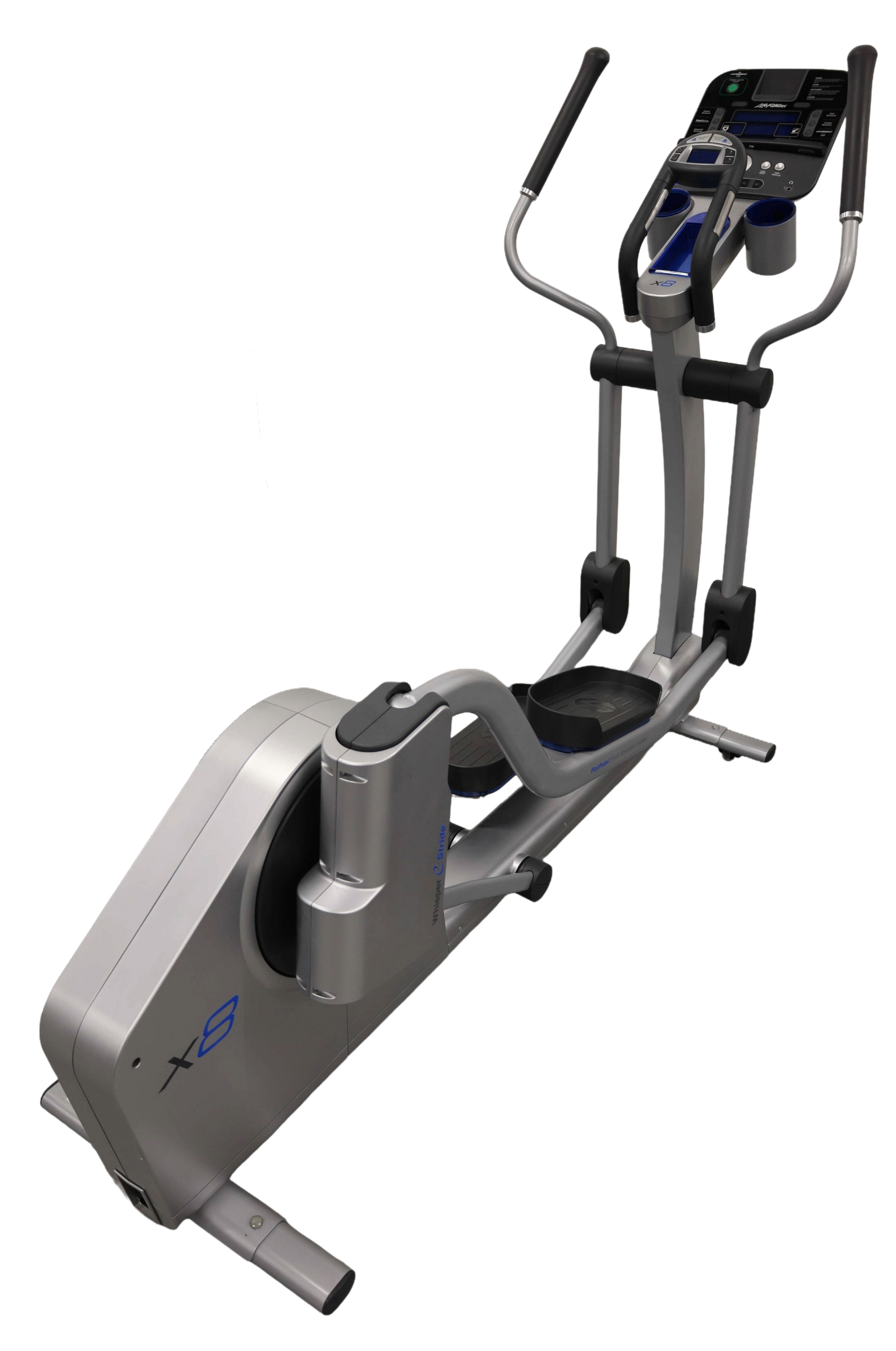 Used Life Fitness X8 with Track + Console Adjustable Stride Elliptical