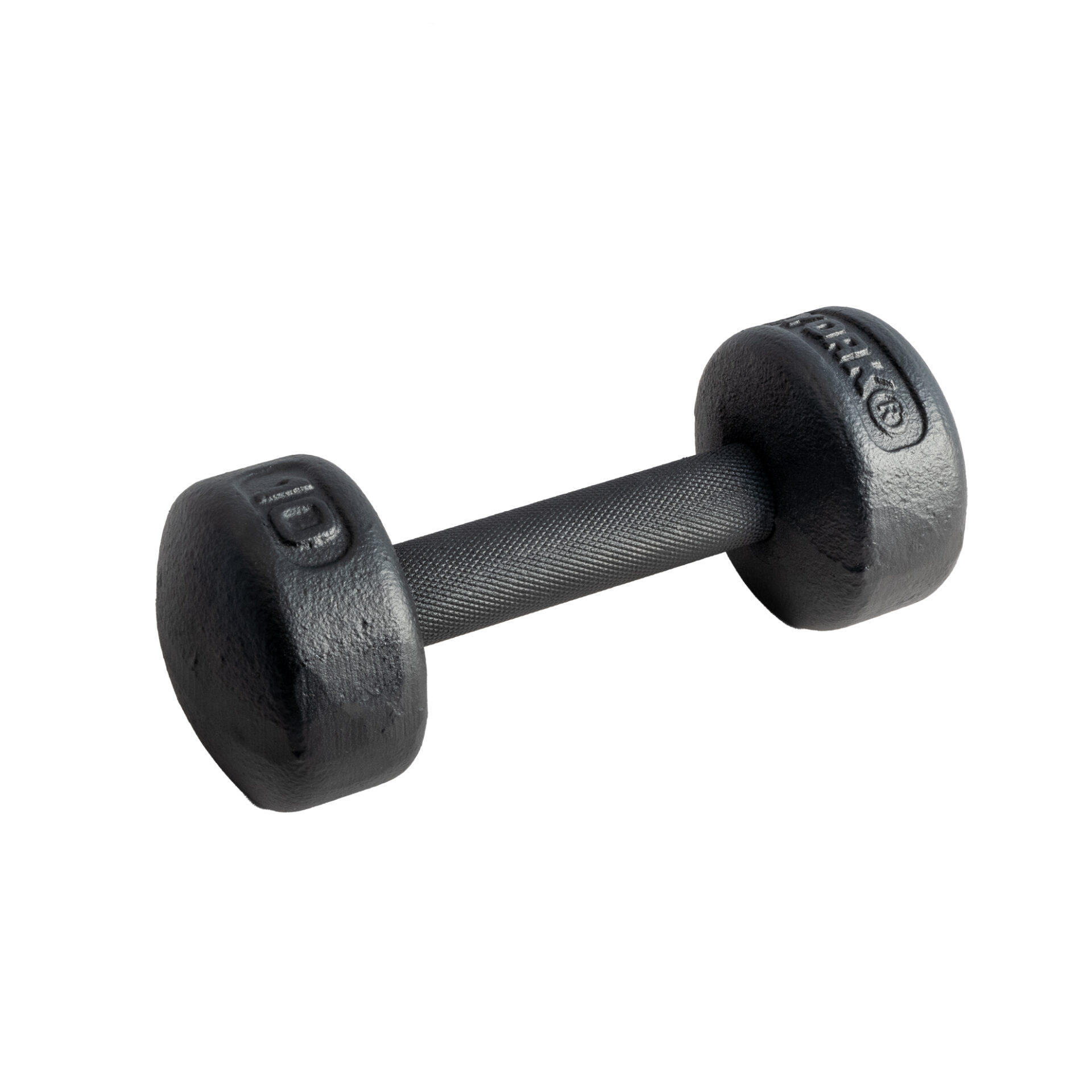 Legacy Solid Round Dumbbell 10 lb &ndash; Classic Cast Iron Free Weight