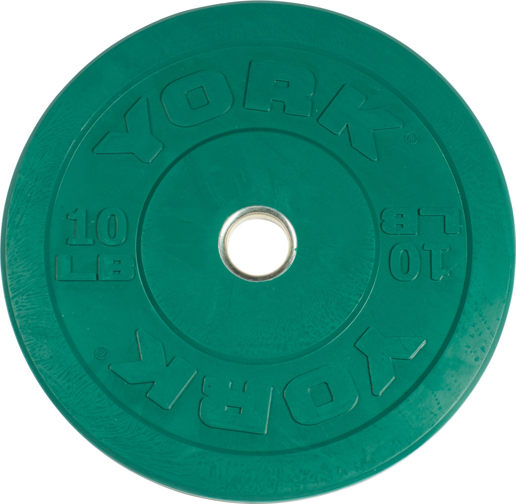 New York Rubber Training Bumper Plate Color 10 lb York Freeweight