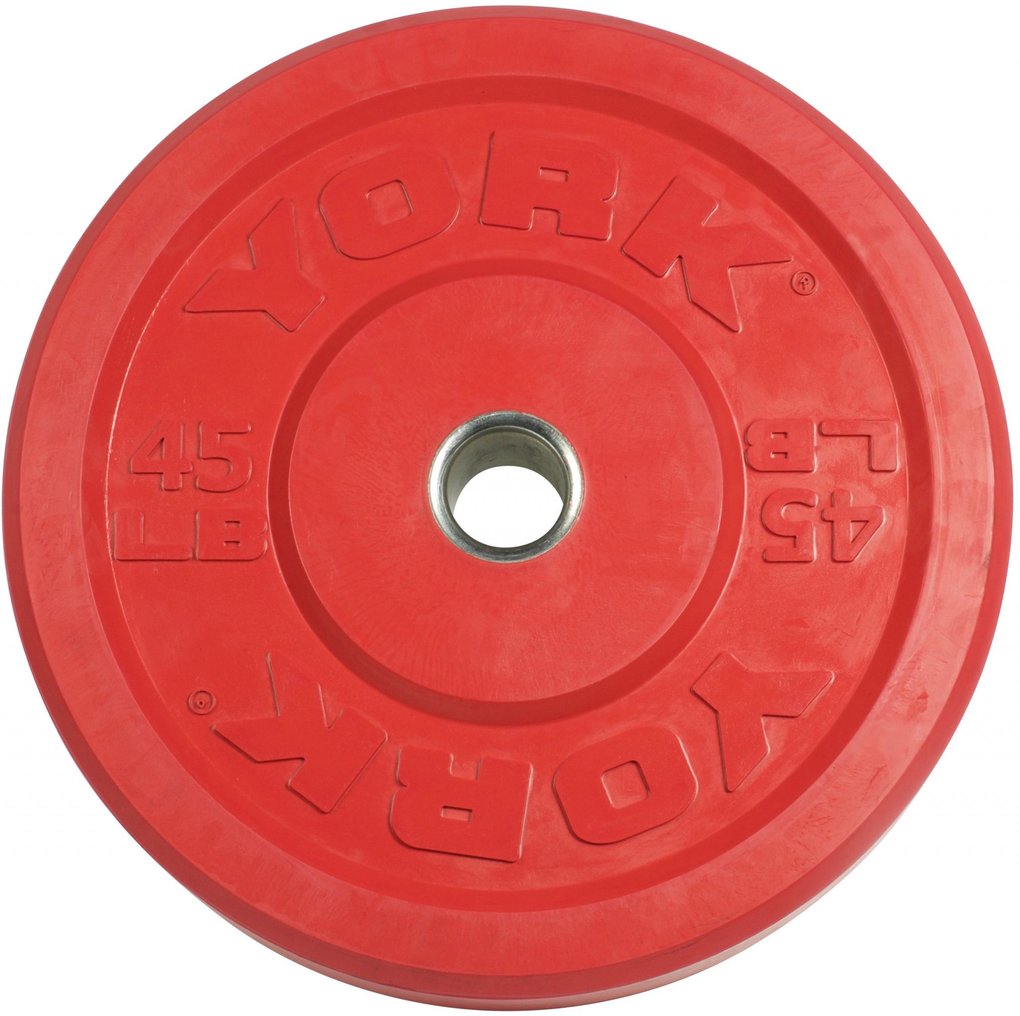 New York Rubber Training Bumper Plate (Color) 45 lb York Freeweight