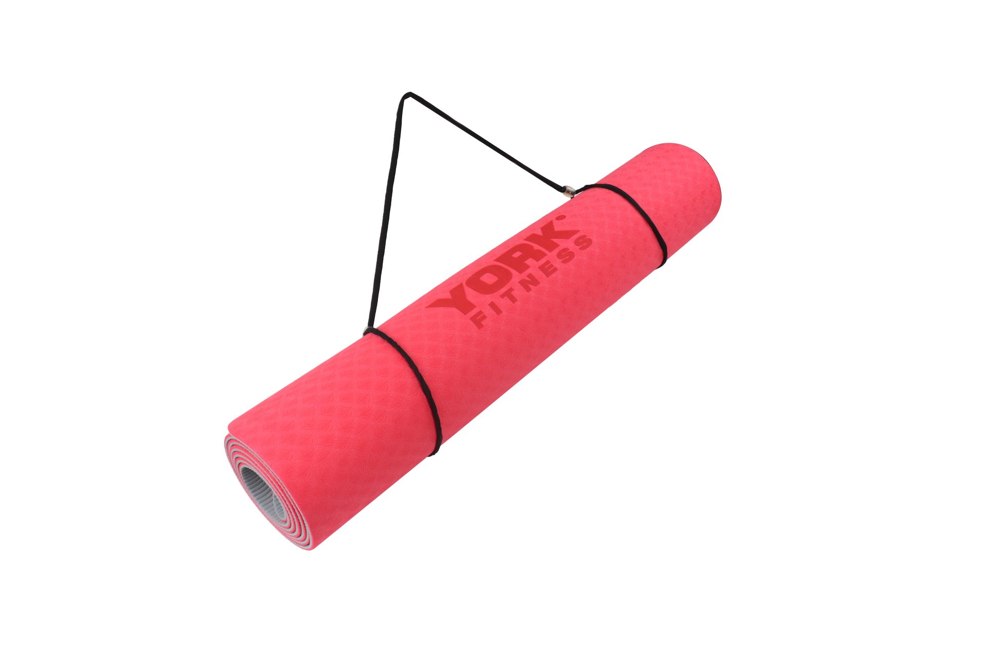 New York Yoga Mat Red Gray York Freeweight