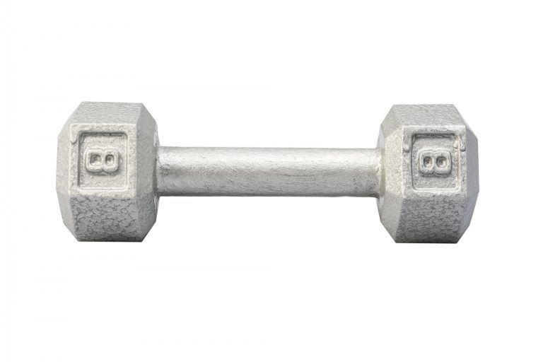 New York Cast Iron Hex Dumbbell 8 lb York Freeweight