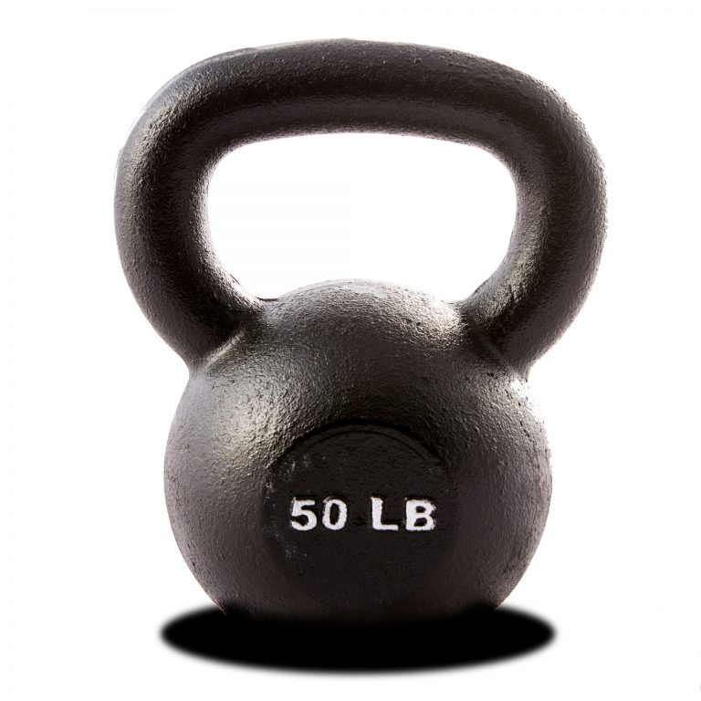 New York 50 lb Kettlebell &ndash; Matte Black York Freeweight